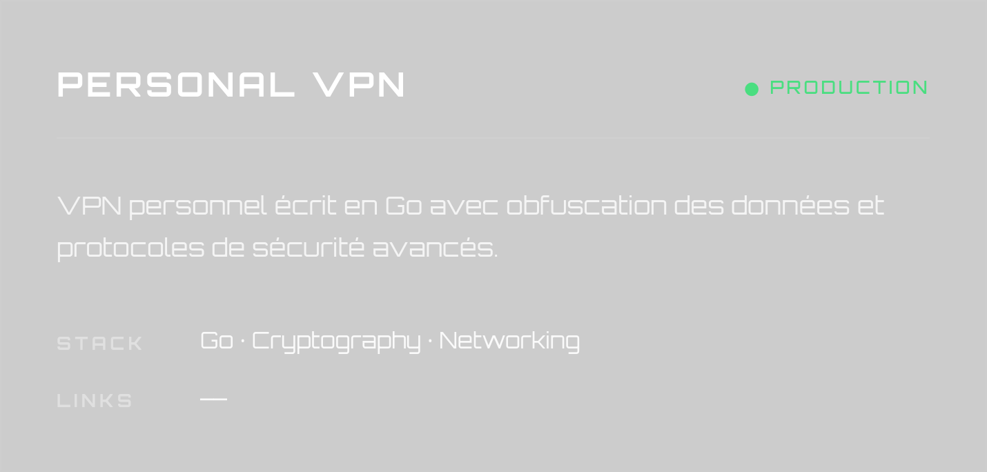 Personal VPN