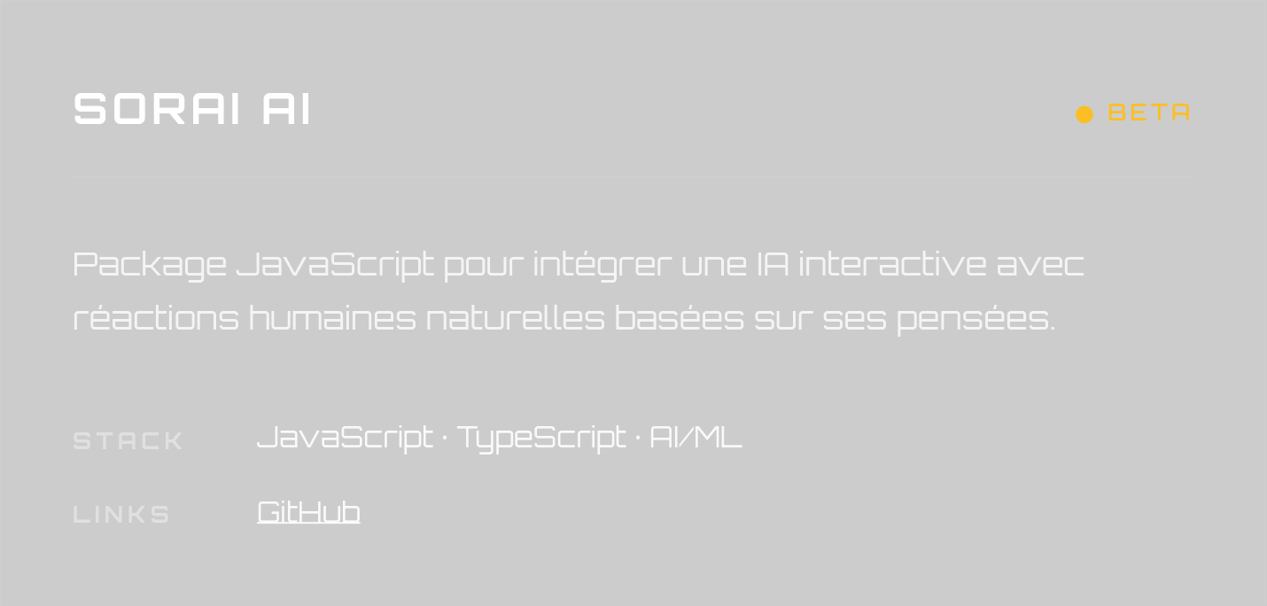 Sorai AI