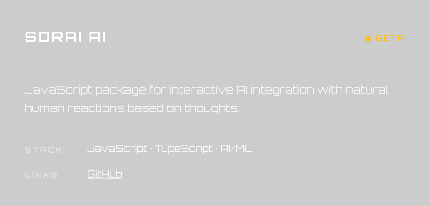 Sorai AI